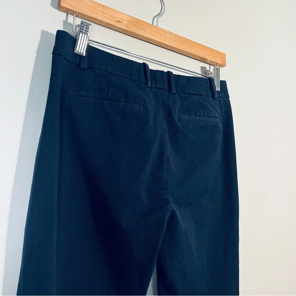J. Crew Maddie Pant Navy Two Way Stretch Cotton Chinos Size 4